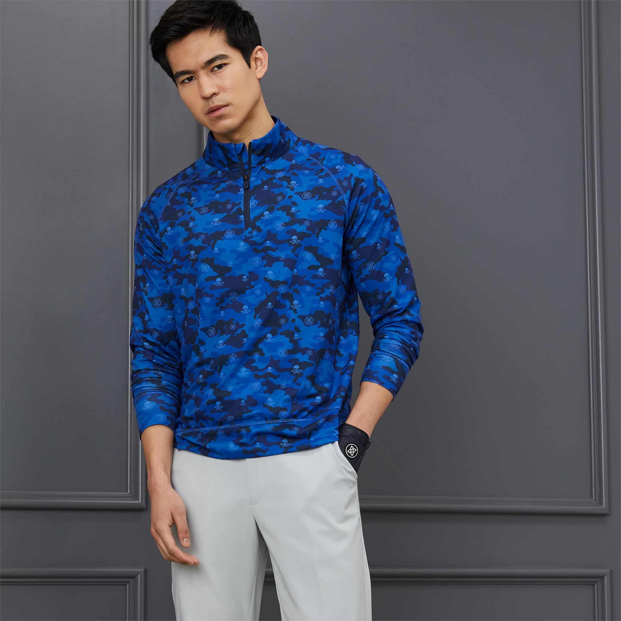 G/FORE Luxe Staple Mid Layer Twilight Camo